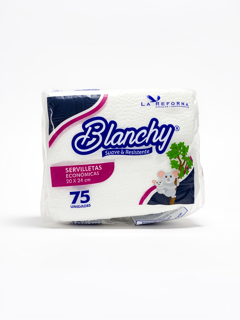 Blanchy servilletas blancas 75 und