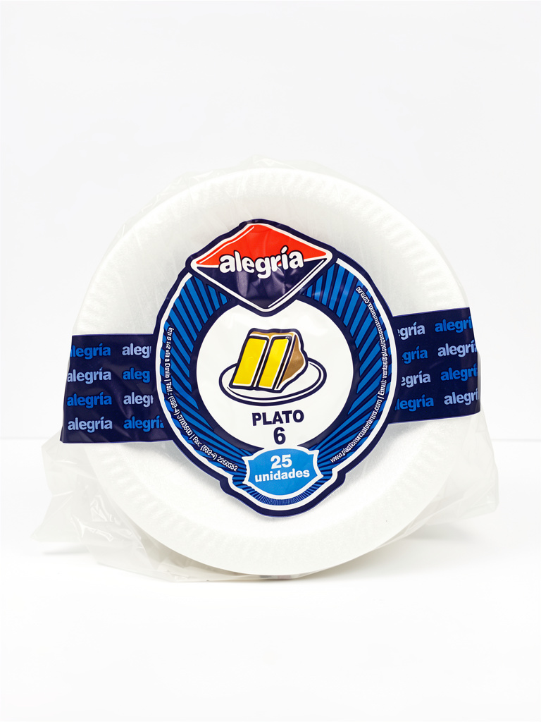 Alegria platos blancos #6