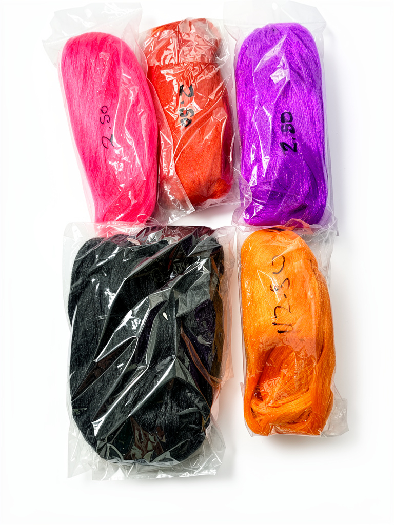 Cabello o peluca sintético económico de colores