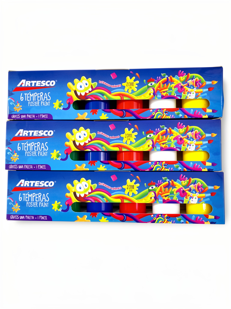 Artesco tempera 6 colores