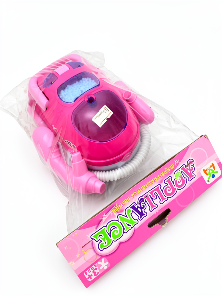 Aspiradora rosa de juguete