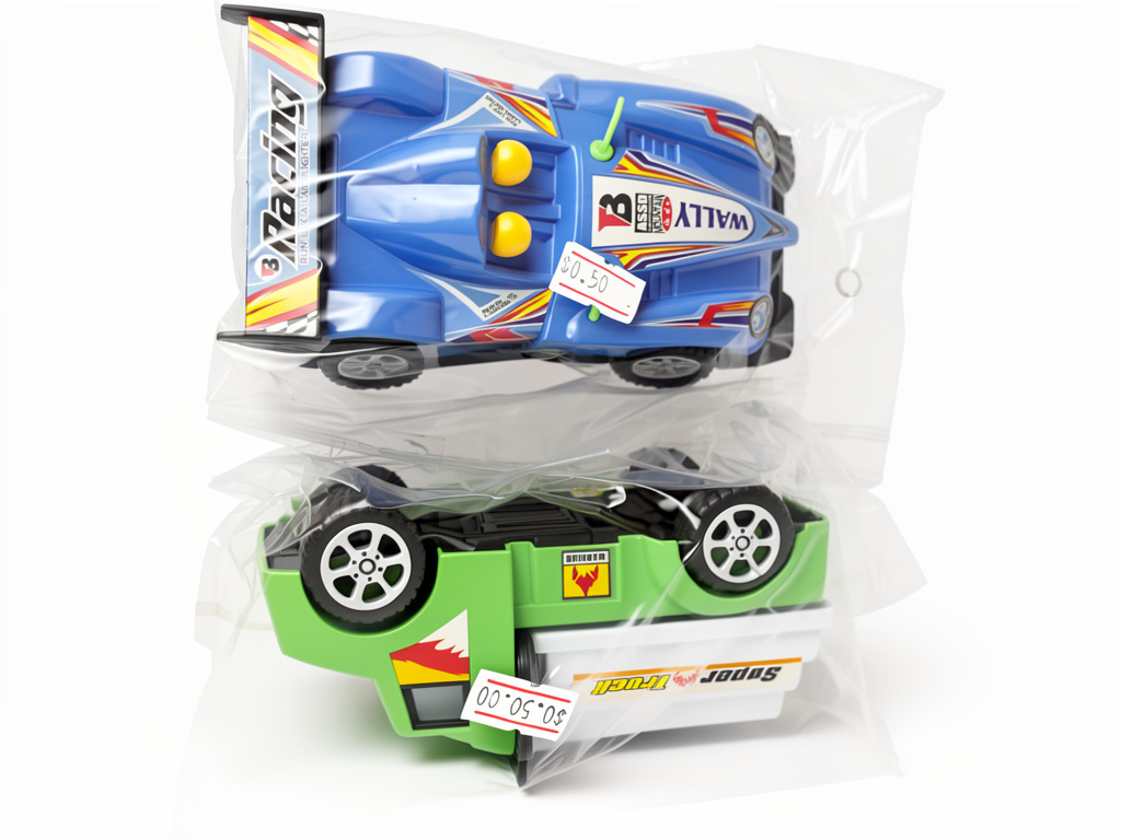 Auto o carro de juguete azul y verde