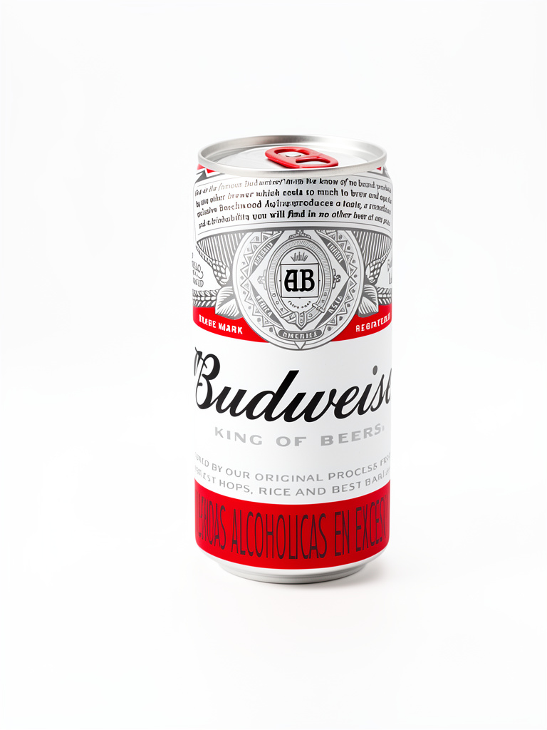 Budweiser cerveza lata