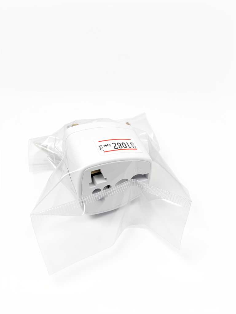 Adaptador de enchufe universal blanco