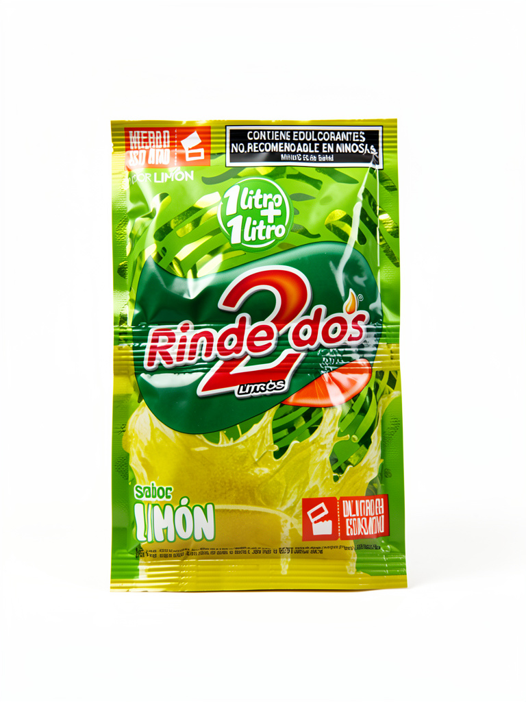 Jugos en sobre - Rinde dos limon 1L