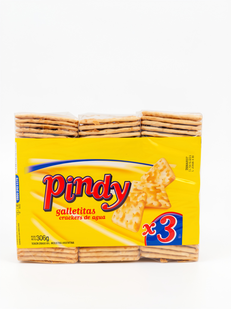 galletas. Pindy galletitas crackers de agua