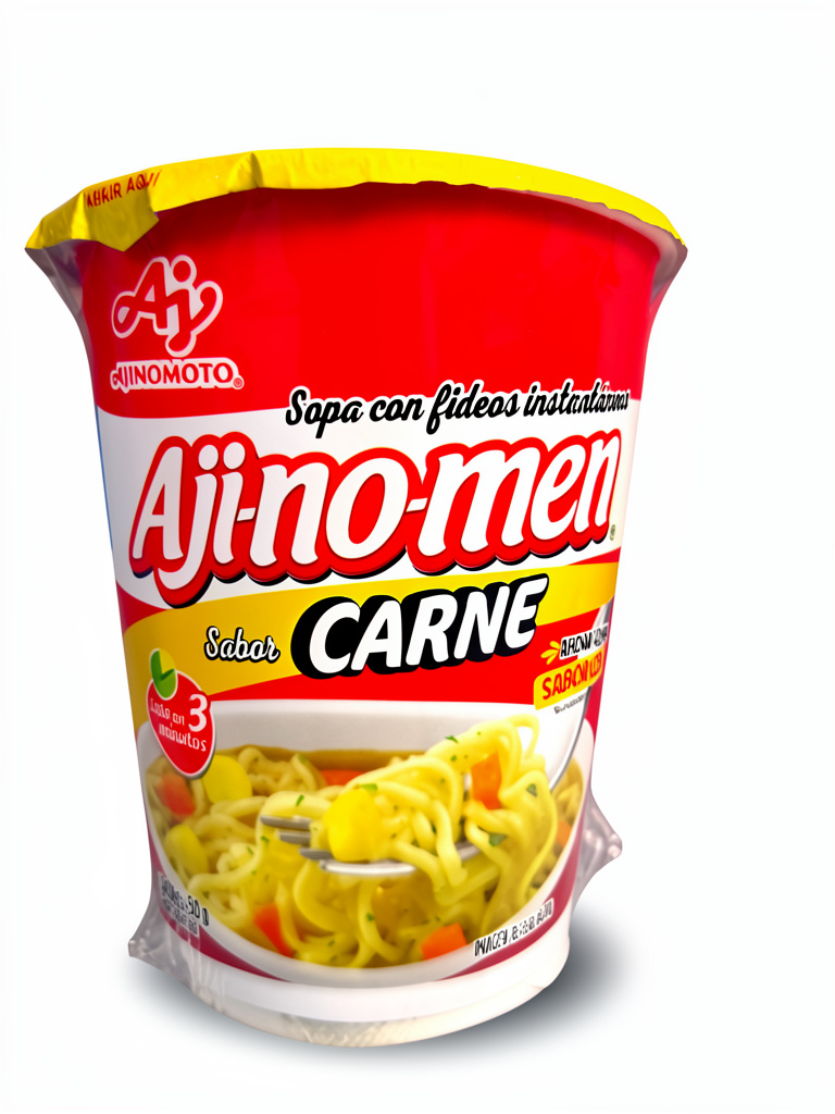 Sopa Ajinomoto Aji-no-men carne