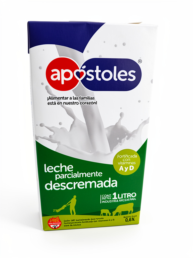 Apóstoles leche parcialmente descremada 1L