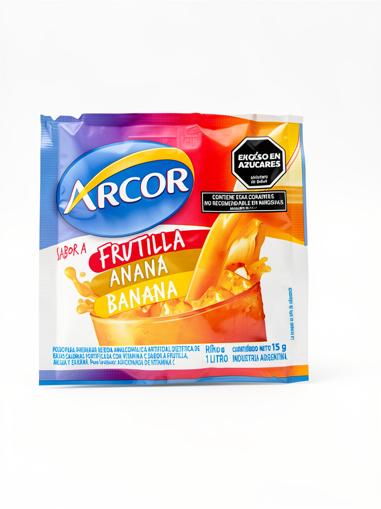 Jugo en sobre - Arcor Frutilla y Banana 15g