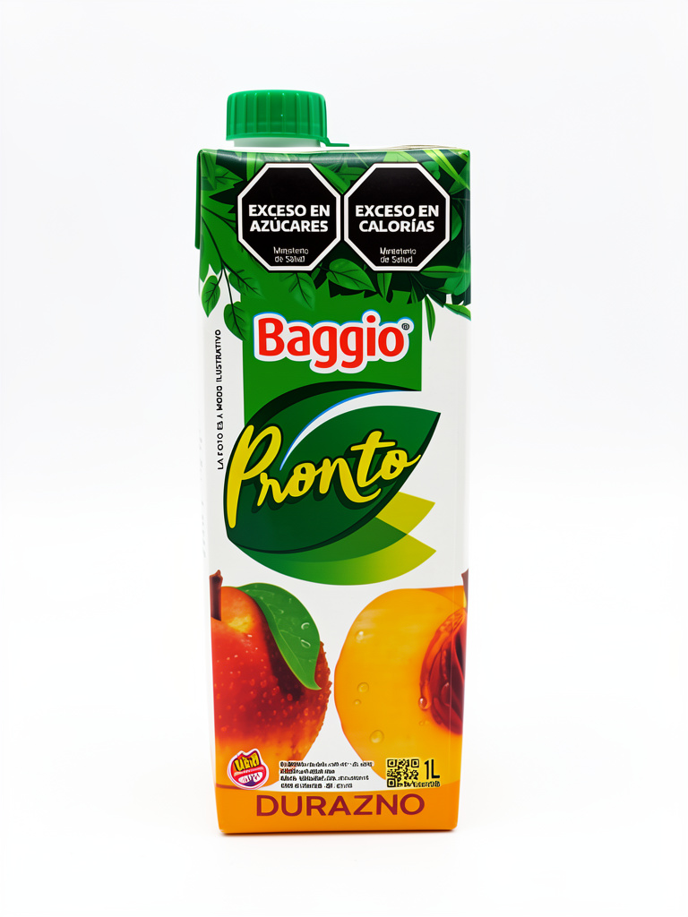 Baggio Pronto durazno 1L
