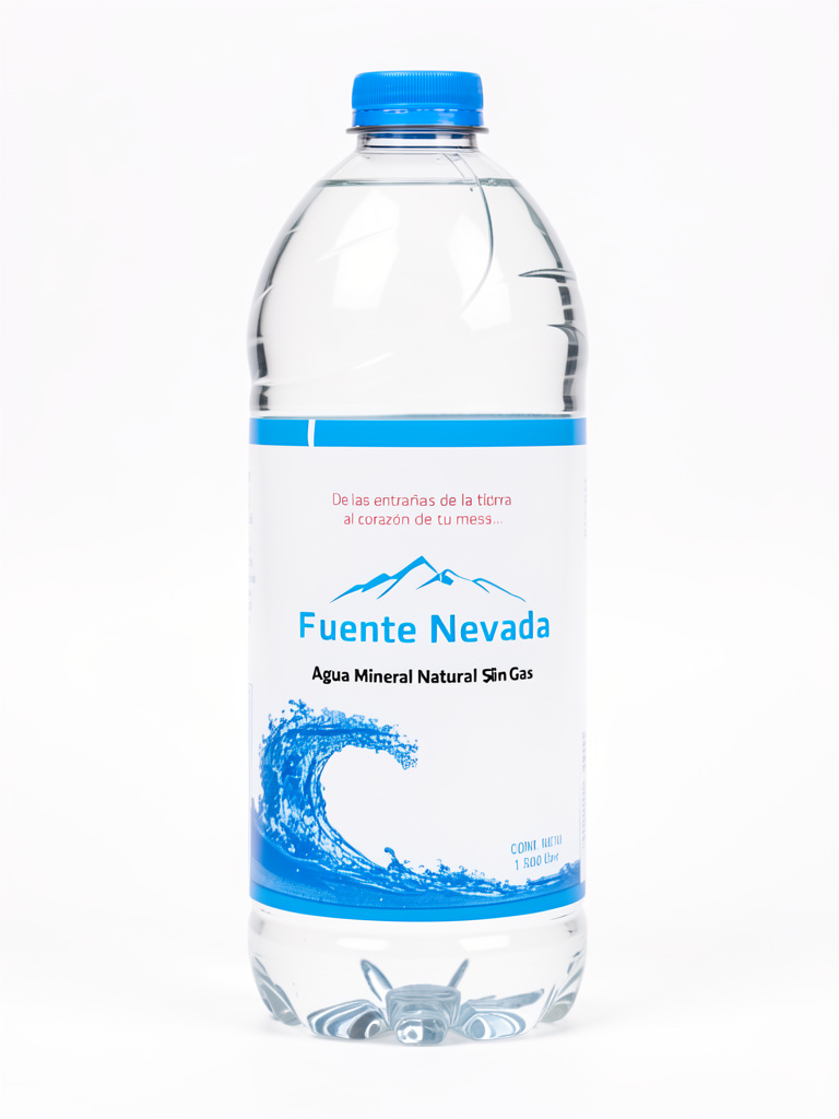 Agua mineral fuente Nevada sin gas 1.5 l
