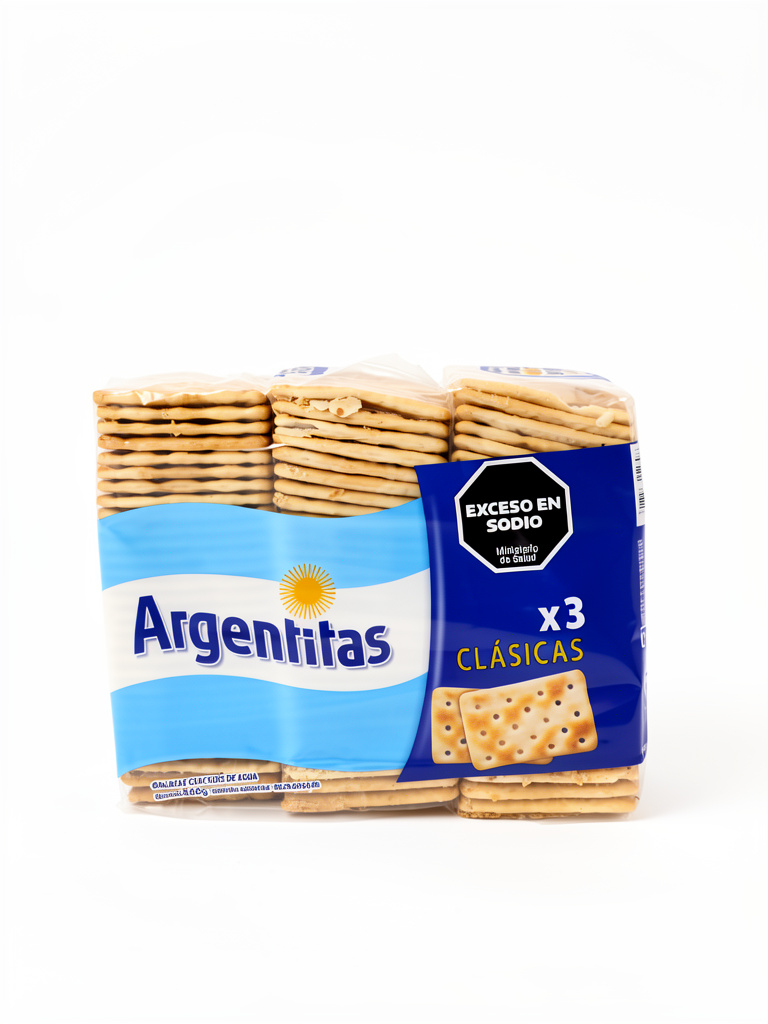 Galletas saladas - Argentitas clásicas x3
