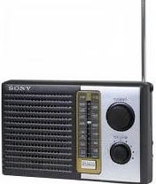 RADIO SONY USO BATERIA ICF-F10