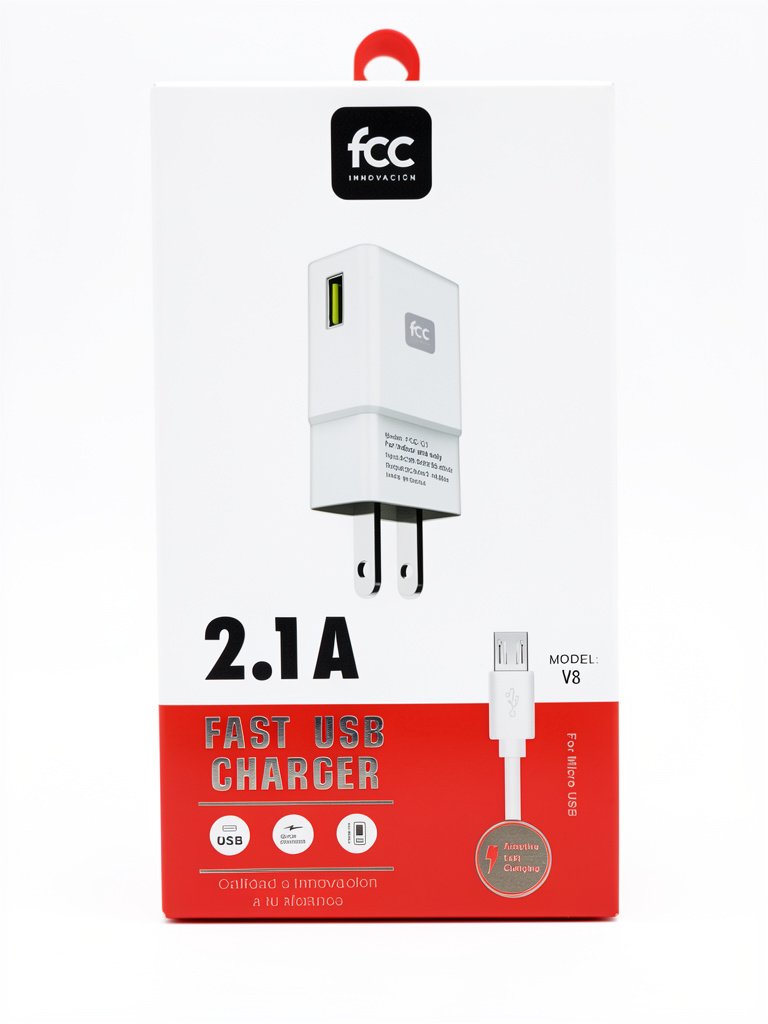 CARGADOR 2.1A V8           FCC C1