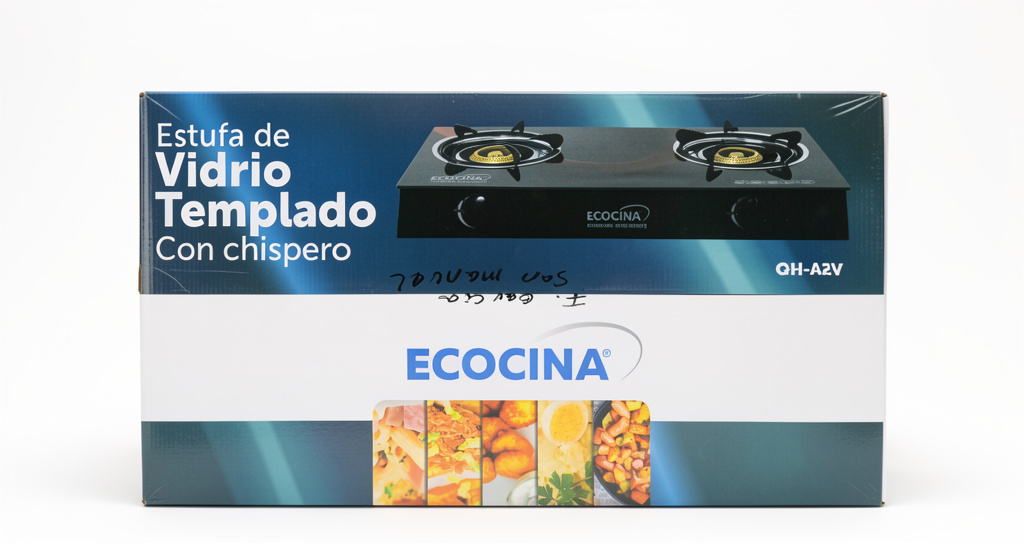ESTUFA GAS 2 QUEM. VIDRIO TEMPLADO