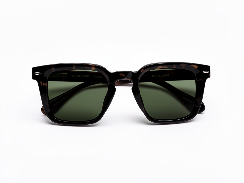 LENTE RAH803 CUADRADO NEGRO C/CAFE