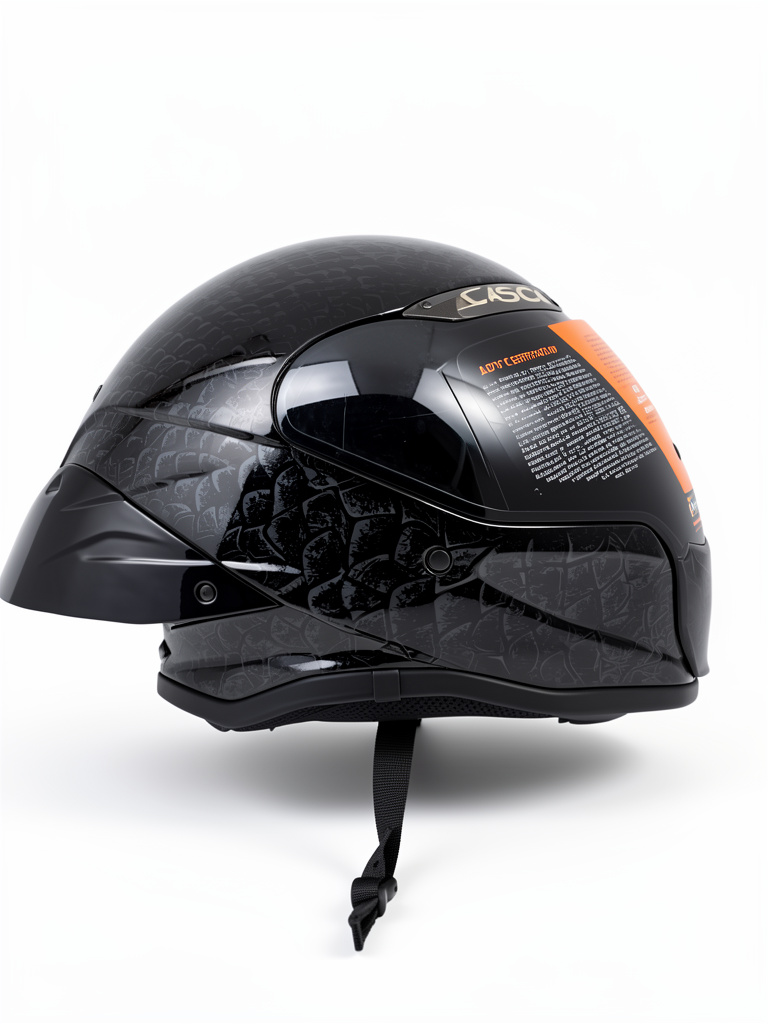 CASCO CERTIFICADO DOT HS2 COLOR NEGRO