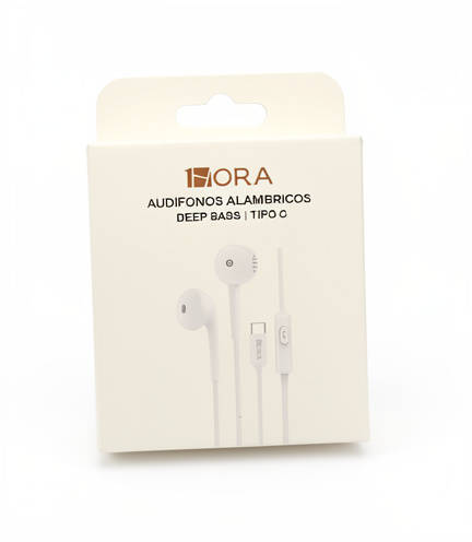 AUDIFONOS AUTE124 TIPO C ALAMBRICOS  1HORA