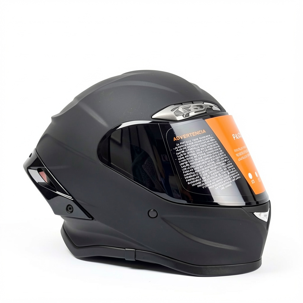 CASCO NEGRO MATE DOT SOLID NBU TALLA “L”