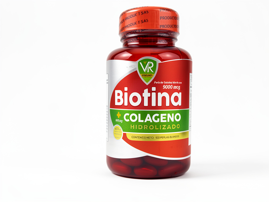 Biotina + colágeno x 100 caps.
