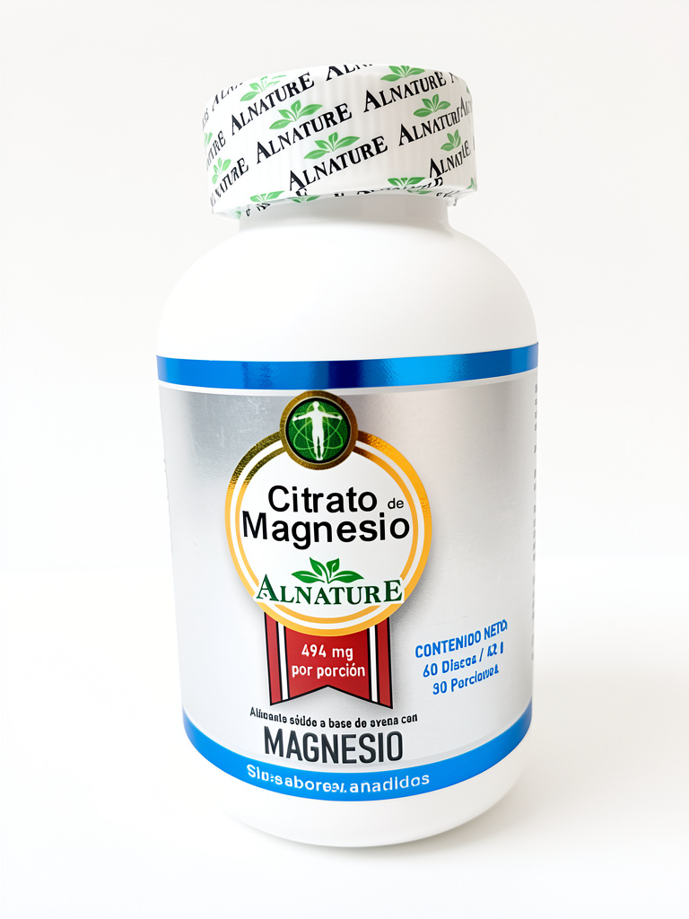 Citrato de Magnesio Alnature x 60caps