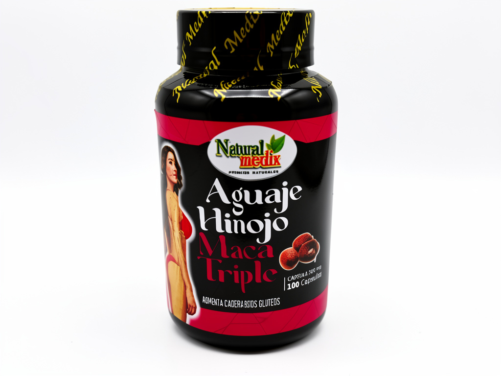 Aguaje + triple macca x 100 caps