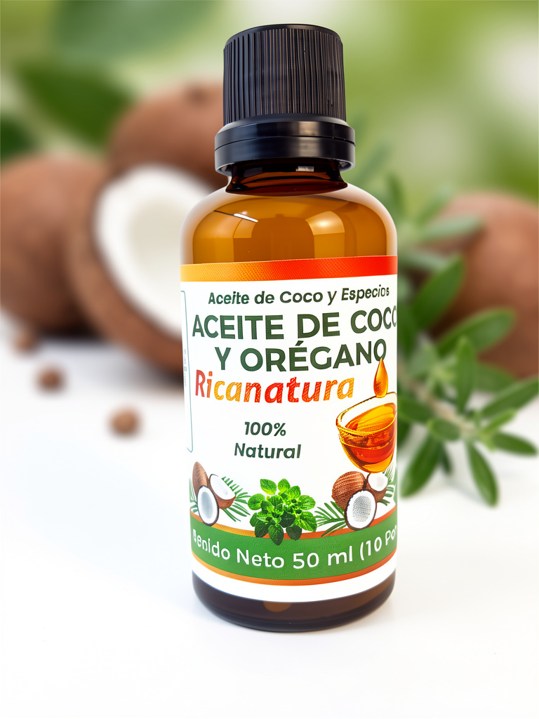 Aceite de coco + orégano x 50 ml