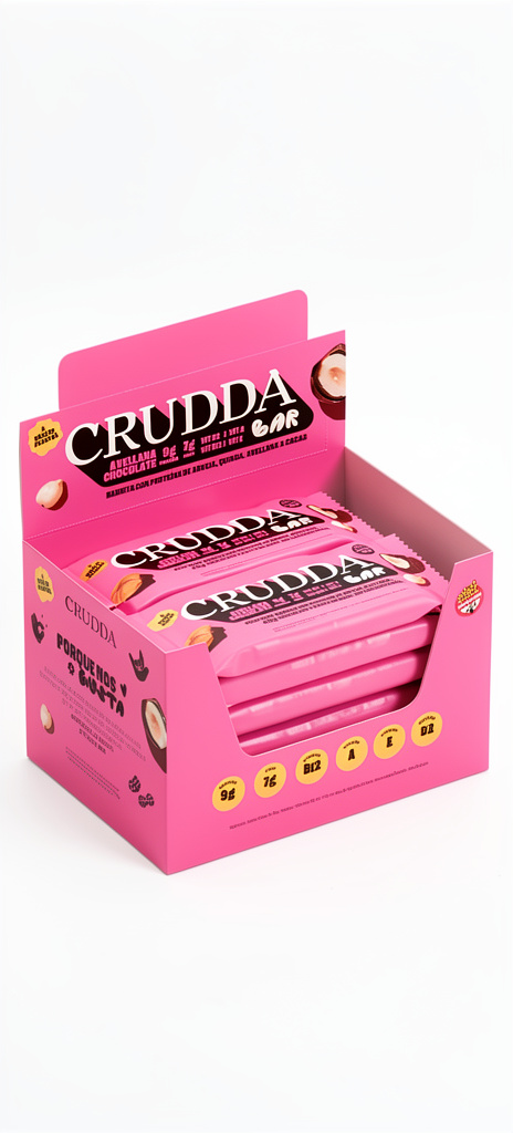 Crudda Bar Avellanas y Chocolate