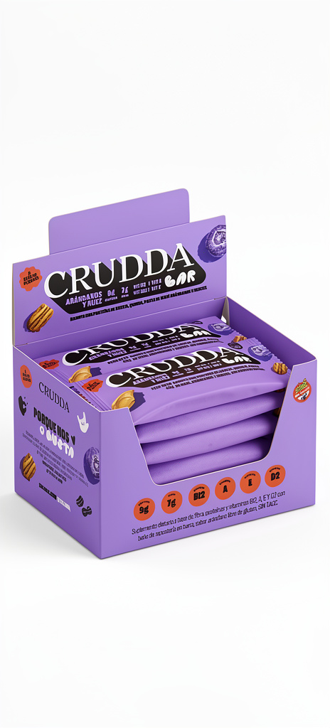 Crudda Bar Arándanos y Nuez