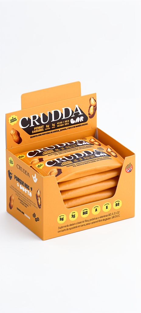 Crudda Bar Peanut Caramel
