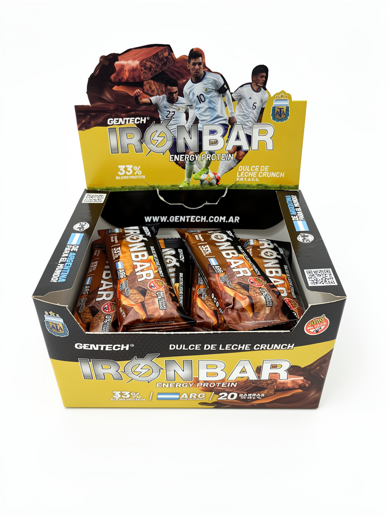 Gentech Iron Bar dulce de leche crunch
