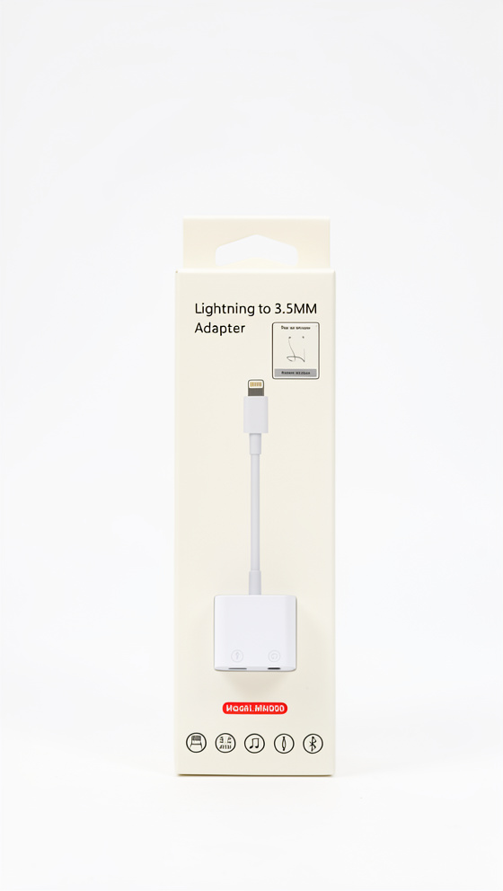 ADACTADOR CONVERTIDOR LIGHTNING JACK-TIPO C