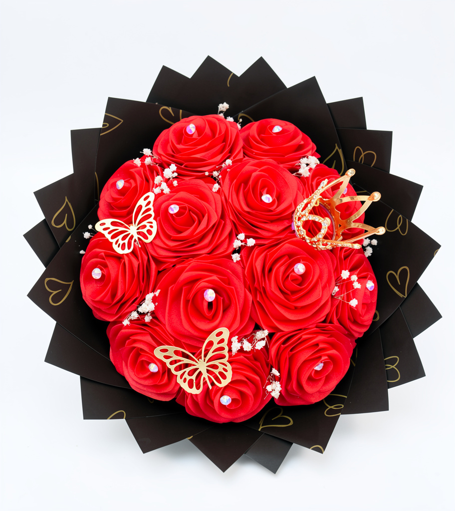 20 ROSAS ETERNAS CORONA