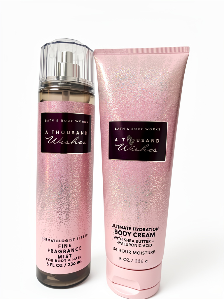 Combo Bath & Body Works A Thousand Wishes