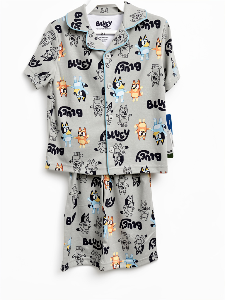 Pijama talla:3 Bluey gris infantil