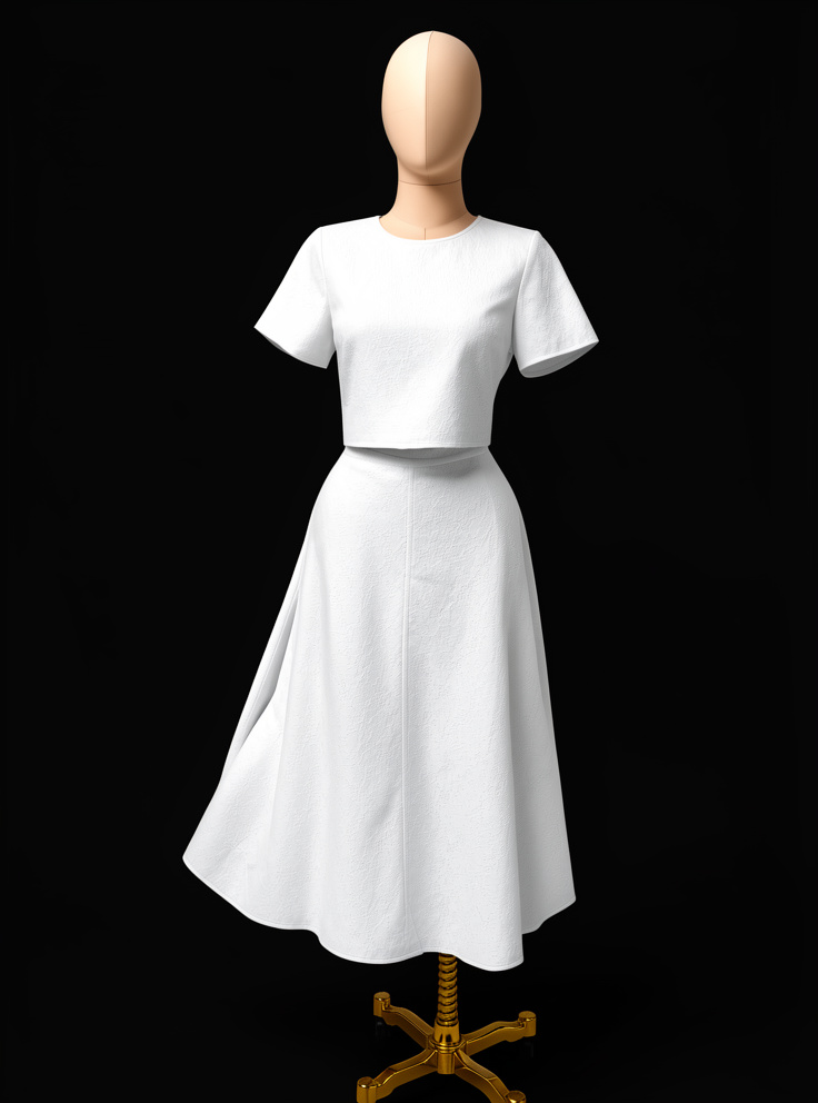 Conjunto de Dama (Blanco)