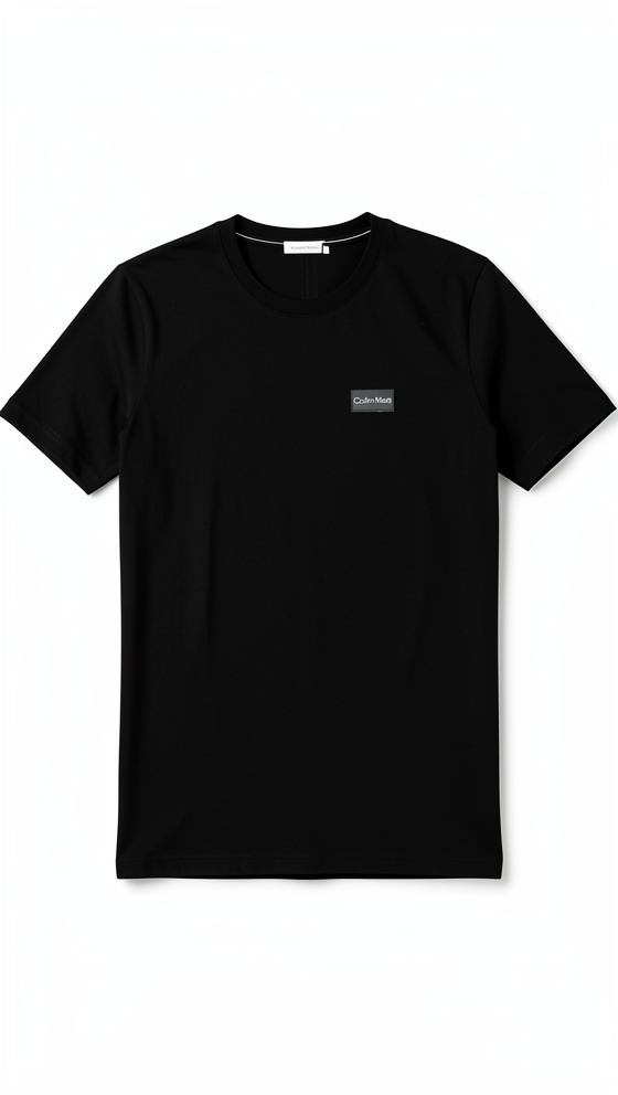 Camiseta para Caballero sin Cuello – Calvin Klein (Negro)