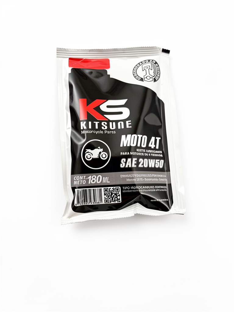 aceite kitsune sachet 20w50 180 ml