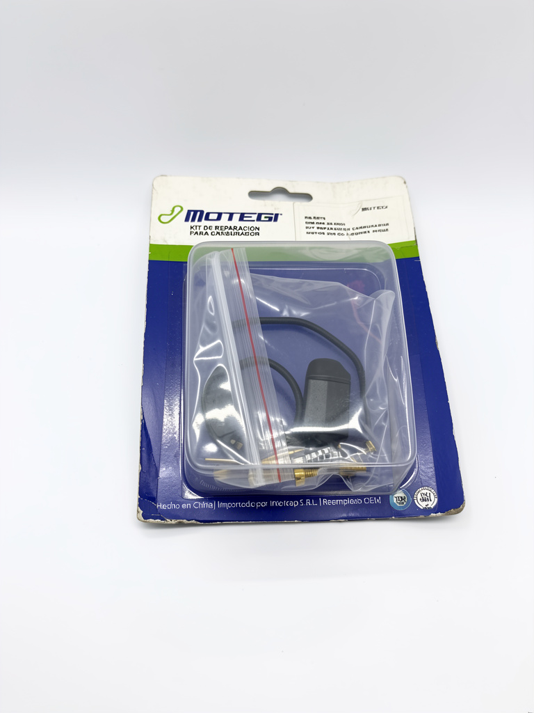 KIT REPARACION CARBURADOR MOTEGI MOTOS 200 CC C/BOMBA PIQUE