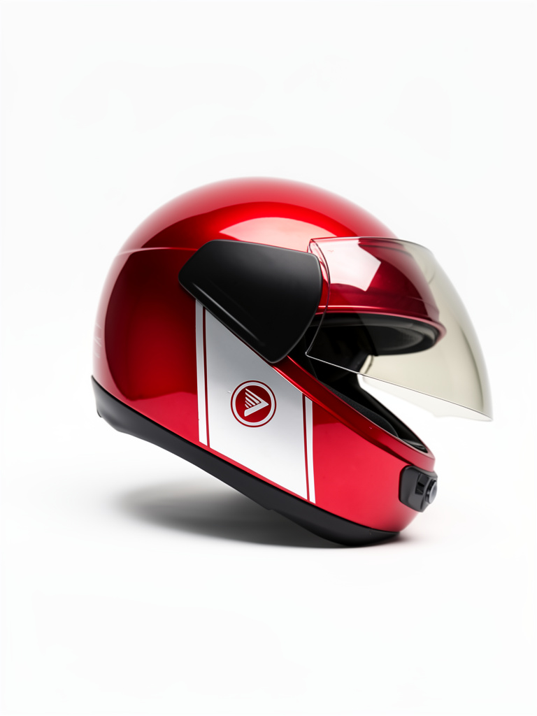 [ik2700rm] casco vértigo cosmic rojo metalizado m