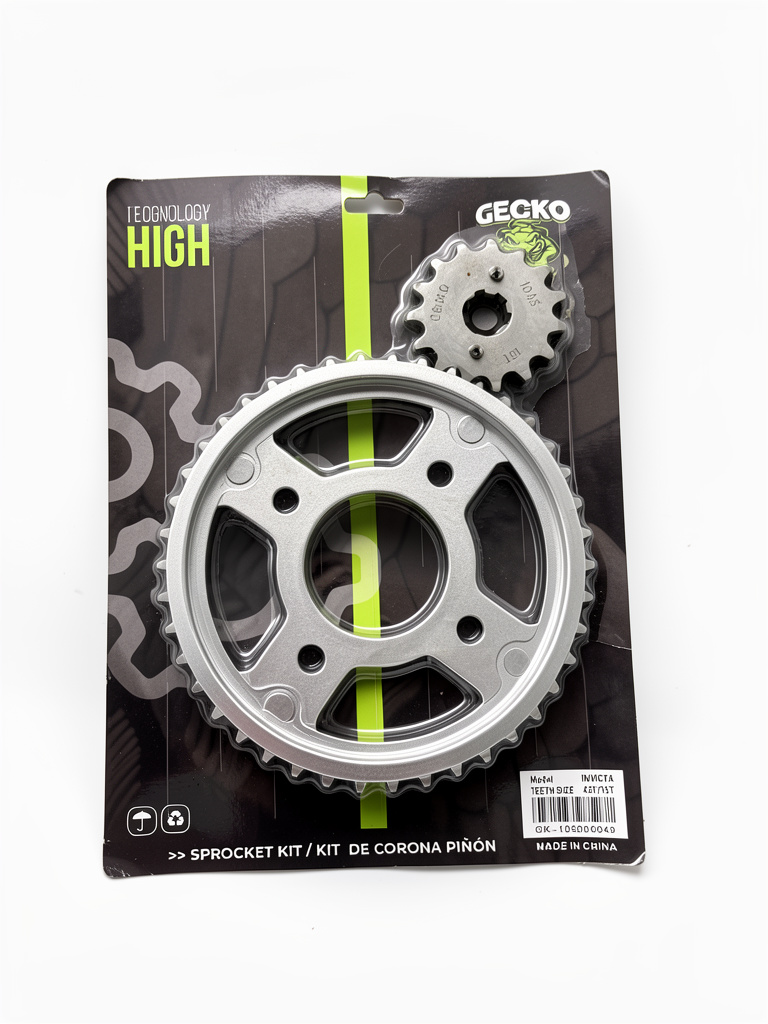 [gk105000049] kit transmision corona y piñon honda invicta titan 15/42