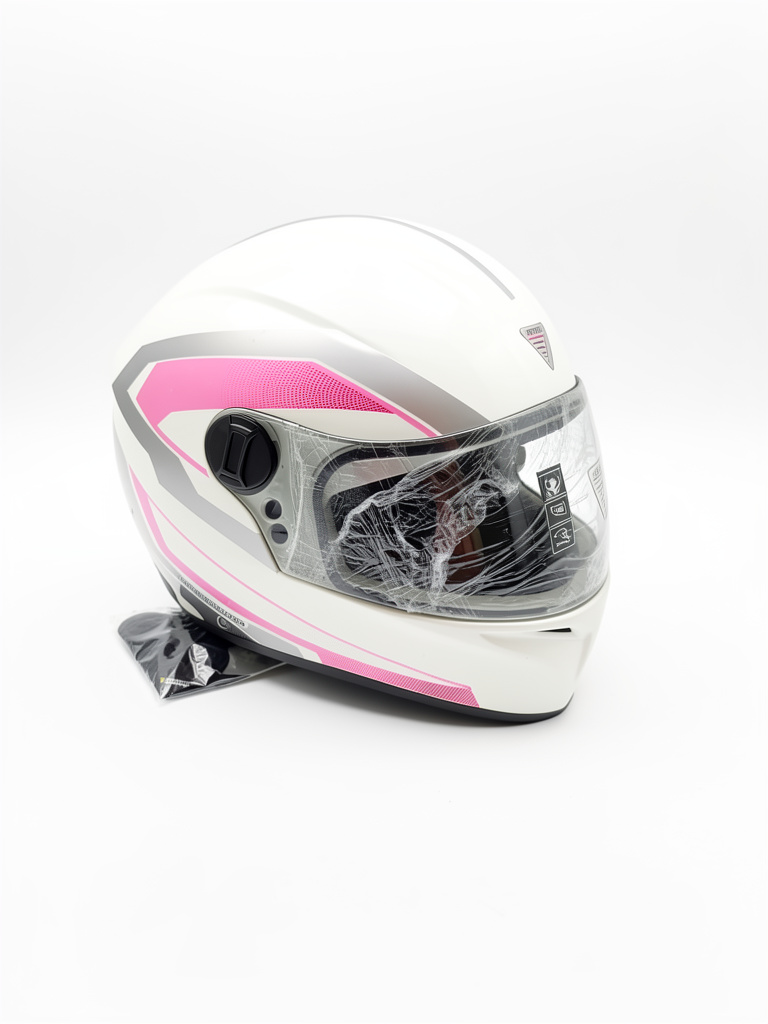 CASCO VERTIGO V50 PHANTOM BLANCO/ROSA
