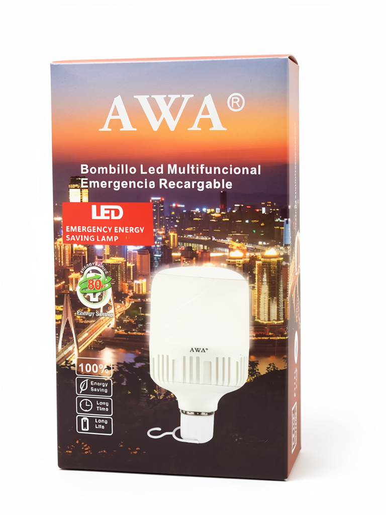 BOMBILLO C/S AWA RECARGABLE 30W