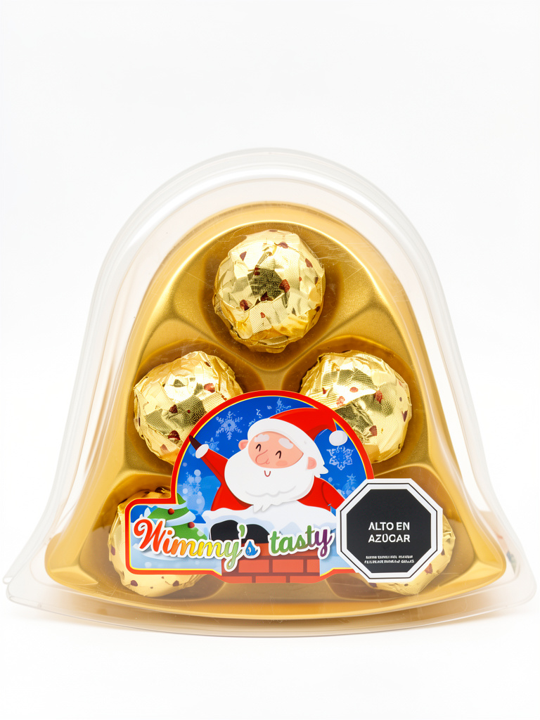 BOMBONES DE CHOCOLATE DE NAVIDAD