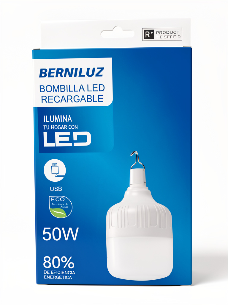BOMBILLO BERNILUZ 50W RECARGABLE