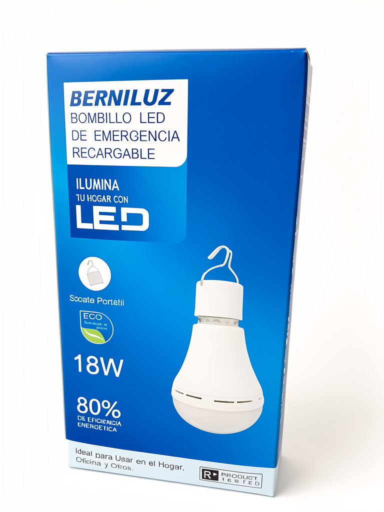 BOMBILLO BERNILUZ 18W RECARGABLE