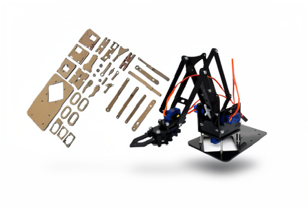 ESTRUCTURA BRAZO ROBOTICO SIN SERVOS