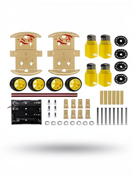 kit CHASIS 4 ruedas 2 planta