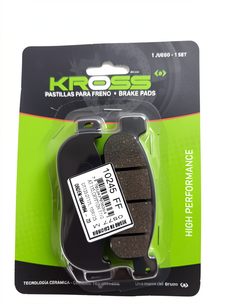 pastilla 245 KROSS de freno negras