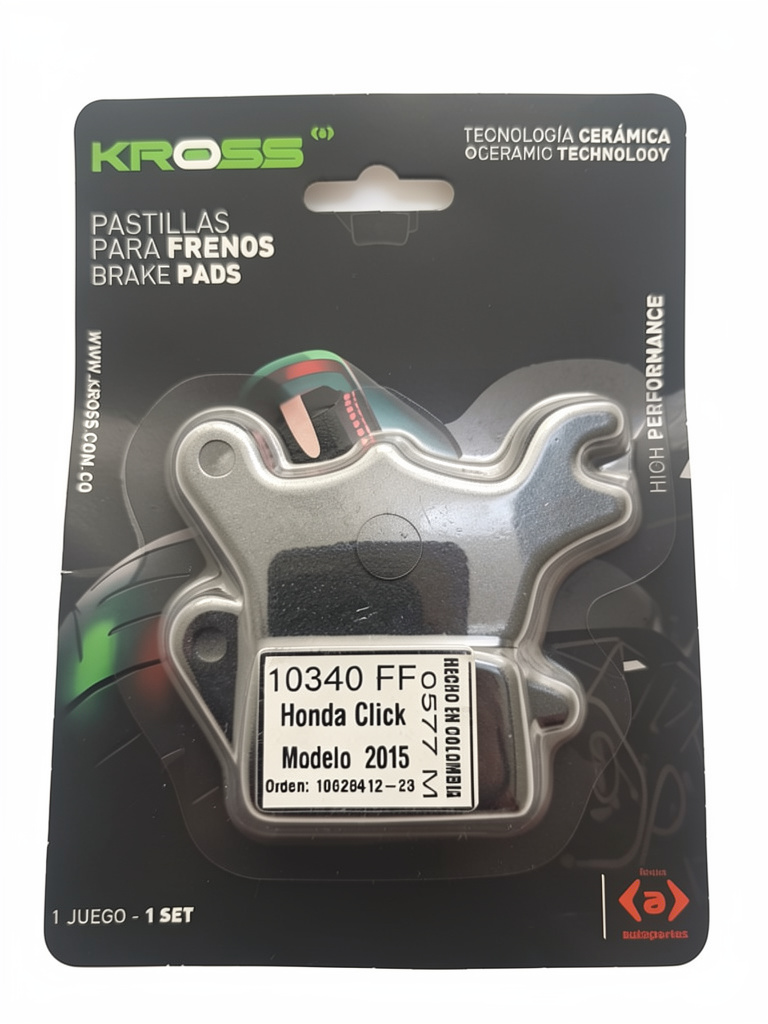 pastillas 340 Kross freno Honda Click